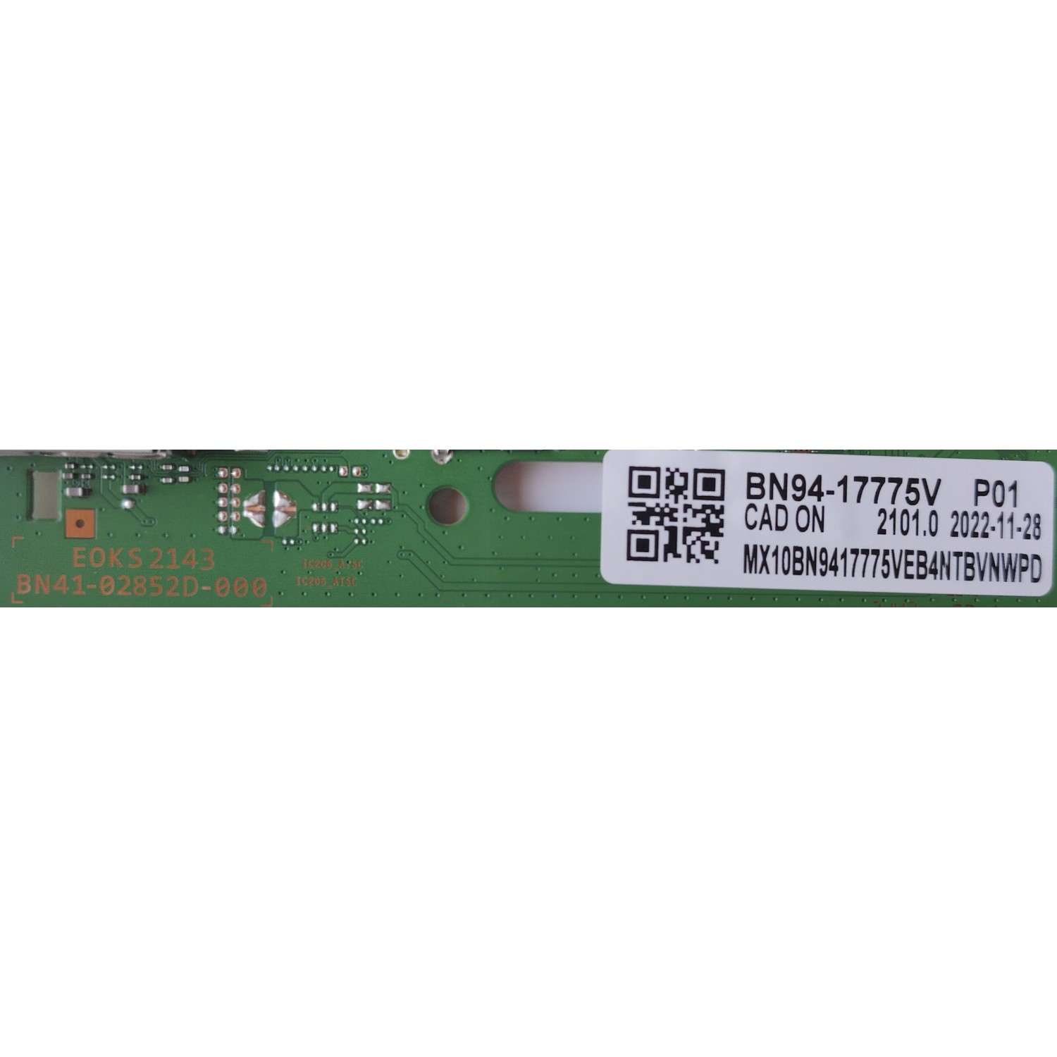 MAIN PARA TV SAMSUNG / NUMERO DE PARTE BN94-17775V / BN41-02852D-000 / BN97-20117T / BN9417775V / MODELO UN75TU7000FXZA / UN75TU700DFXZA	 - Imagen 2